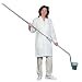Bel-Art Scienceware 378070000 Aluminum/Polypropylene Water Sample Dipper, 3' Handle Extends to 9'