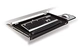 3M Under Desk Keyboard Drawer KD45, 16.5 inches x 25 inches x 3.2 inches, Black