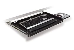 3M Under-Desk Keyboard Drawer,  Gel Wrist Rest with Antimicrobial  Product Protection (KD45)