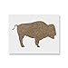 Bison Stencil Template - Reusable Stencil with Multiple Sizes Available