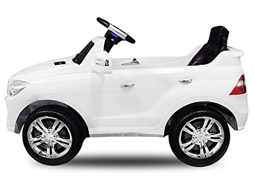 Original Mercedes-Benz ML 350 SUV Weiss Jeep Lizenz Kinderauto Kinderfahrzeug - 2