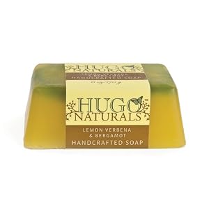 Hugo Naturals Handcrafted Soap, Lemon Verbena and Bergamot , 6-Ounce Bar (Pack of 3) by Hugo Naturals