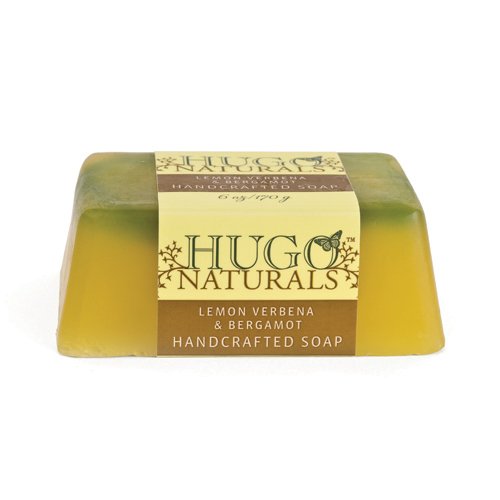 Hugo Naturals Bar Soap, Lemon Verbena , 6-Ounce Bar (Pack of 3)