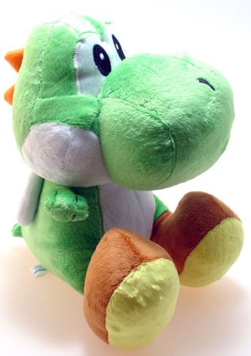 Childrens Toyshop  Toys : Super Mario Brothers Yoshi Green Ver 10-inch Plush