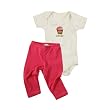 Kee-Ka Cupcake Short Sleeve Bodysuit & Leggings Size 3-6Mos