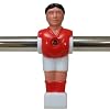 Satz Kickerfiguren Scorer f�r Tischfu�ball, Trikotfarbe rot, Komplettsatz 11 St�ck