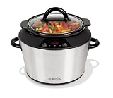 Toastess MSC-570 Multipot Stainless-Steel 5-Quart Digital Slow Cooker