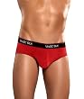 Mens RED Silk Knit Thruster BIKINI Shorts