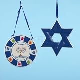 PORCELAIN JEWISH STAR & 