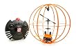 Space Ball - Infrared Remote Control 3CH R/C Flying Helicopter Sphere Gyroscope - Orange Version