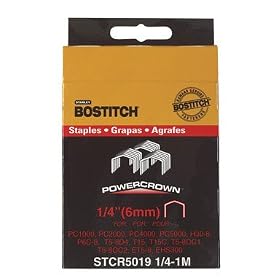 Bostitch Staples 1/2 Inch 1,000 Staples Per Box