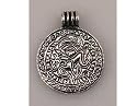 Anh&auml;nger Odin Amulett 925er Silber Schmuck Metall Biker