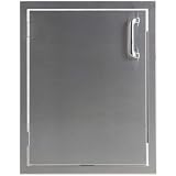 Bbq Guys Kingston Series 14 Inch Left-hinged Single Access Door - Vertical