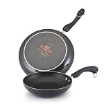 Review Farberware 19253 / Paula Deen Porcelain 9 Inch and 11 Inch Skillet Twin Pack, Charcoal
