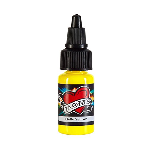 HELLO YELLOW Millennium Moms 1/2oz Tattoo Ink Mom's Millenium Milennium Pigment