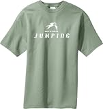 Horse Jumping What a Feeling Green T-Shirt