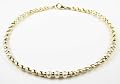 FRESHWATER PEARL 14Kt Gold Filled Gemstone Anklets / Ankle Bracelets w/ Adjustable 1 Inch Extension