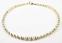 FRESHWATER PEARL 14Kt Gold Filled Gemstone Anklets / Ankle Bracelets w/ Adjustable 1 Inch Extension