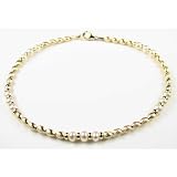 FRESHWATER PEARL 14Kt Gold Filled Gemstone Anklets Ankle Bracelets w  Adjustable 1 Inch Extension