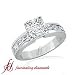 1.75 Ct Asscher Cut Diamond Engagement Ring 14K SI2 EGL