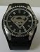 Superman Black Leather Band Analog Watch