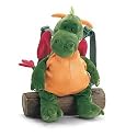 Scales 'N Tails - Fafner Dragon Backpack (Green) 17" By Gund 20192