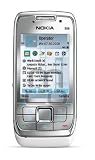 Nokia E66 - Cellular phone with two digital cameras / digital player / FM radio / GPS receiver - WCDMA (UMTS) / GSM - white steel
