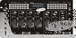 Patron Pro Audio PDM-4000 Professional DJ Mixer with Dual 3 Band Graphic Equalizer, Crossfader and 6 Effect Sound 4 Channel