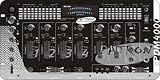 Patron PDM4000 4-Channel, 19 Rack Mount Stereo DJ Mixer with 2 Microphone, 2 Phono and 8 Line Inputs