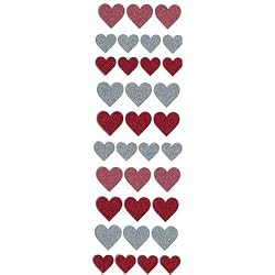 Martha Stewart Crafts Halloween Glitter Heart Stickers