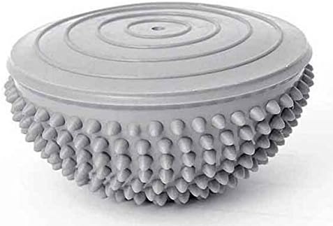 Yoga Half Ball Physical Fitness Appliance Exercise Balance Ball Point Massage Stepping Stones Bosu Balance Pods GYM Yoga Pilates (grey)