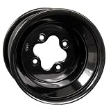 ITP T-9 Pro GP Black Front Wheel - 10x5, 3+2, 4/156 , Color: Black GB1552