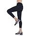 Womens Yoga Capris Workout Running Leggings with Inner Pocket