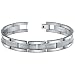 Tungsten Matte and High Polish Link Bracelet for Men