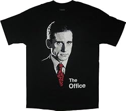 The Office Michael Scott Godfather Black Vector T-Shirt Tee