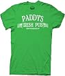 Paddy's Irish Pub Green Junior's T-shirt Tee From It's Always Sunny in Philadelphia