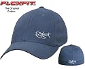 Original Flexfit Cap in Stahlblau mit Stick von 2stoned