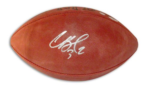 Autographed Cedric Benson NFL Football