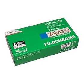 Fuji Velvia 50 - RVP 120 Roll - Colour Reversal Slide Film - 5 PACK!