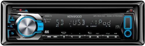 Kenwood KDC-4754SD CD/MP3-Tuner (SD-Kartenslot, USB 2.0, Apple iPod-ready) schwarz