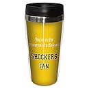 Tree-Free Greetings sg24956 Shockers College Basketball Sip 'N Go Stainless Steel Lined Travel Tumbler, 16 Ounce