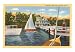 Yacht Club, Norwalk, Connecticut Art Poster Print, 18x13