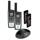 Cobra LI-7200-2 WX VP Micotalk GMRS/FRS 22-Channel 27-Mile Range 2-Way Radio with 10-Channel NOAA Weather Radio - 2 Pack (Black)