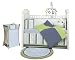 Bananafish Confetti Boy 4 Piece Crib Bedding Set