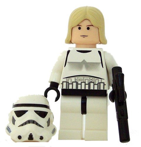 Luke Skywalker in Stormtrooper Disguise (Light Flesh) - LEGO Star Wars Luke Skywalker in Stormtrooper Disguise (Light Flesh) - LEGO Star Wars