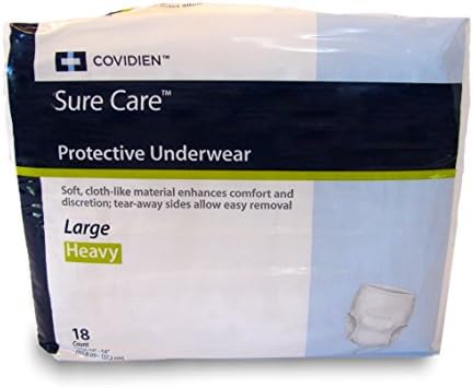 Covidian Sure Care Protective Underwear - Size Large