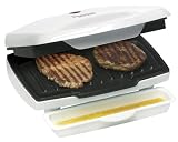 Diät Grill, Kontaktgrill zum gesunden und fettarmen Grillen von Fleisch, Fisch und Snacks