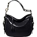 Coach Patent Leather Zoe Hobo Purse in Black 12735