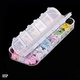 EOZY 60Pcs 3D Fleur Acrylique UV Lame Gel Nail Art Téléphone DIY Décoration