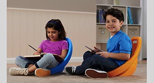 Stacking Kids Rocking Chair SET OF 6 for Daycare Activity Preschool Toddlers Classroom Children Video Gaming Watching TV Reading Study Anywhere Stackable Comfy Plastic Modern Bedroom Furniture